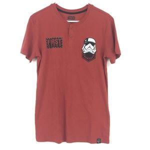 Star Wars Mens T-Shirt Embroidered Darth Vader M